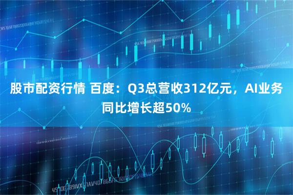 股市配资行情 百度：Q3总营收312亿元，AI业务同比增长超50%